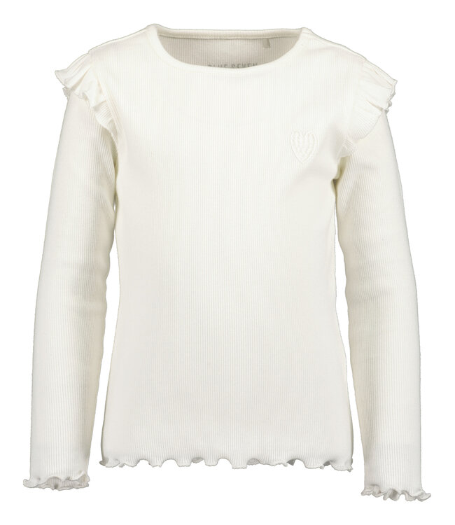 Blue Seven Longsleeve rib hart ecru