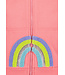 Blue Seven Sweater roze met rits regenboog