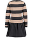 Blue Seven Jurk gestreept blauw beige met strik