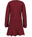 Blue Seven Jurk Burgundy gouden hartjes
