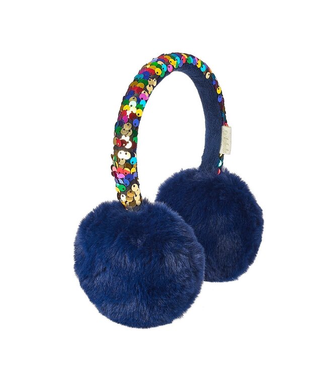 rockahula Oorwarmer donkerblauw glitter
