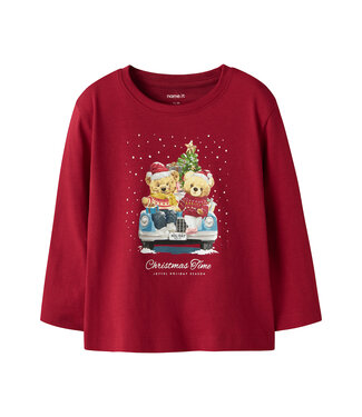 name it Longsleeve rood christmas time