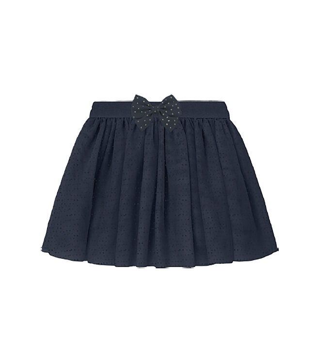 name it Feestelijke rok donkerblauw met strik