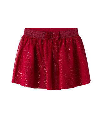 name it Feestelijke rok rood met strik