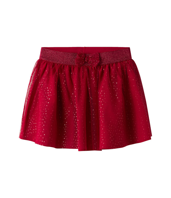 name it Feestelijke rok rood met strik