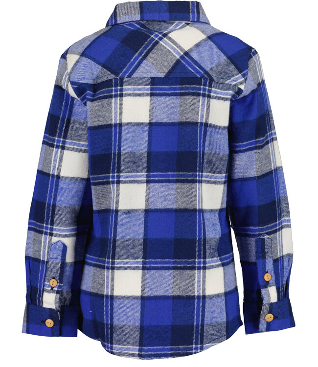 Blue Seven Hemd karro kobalt blauw