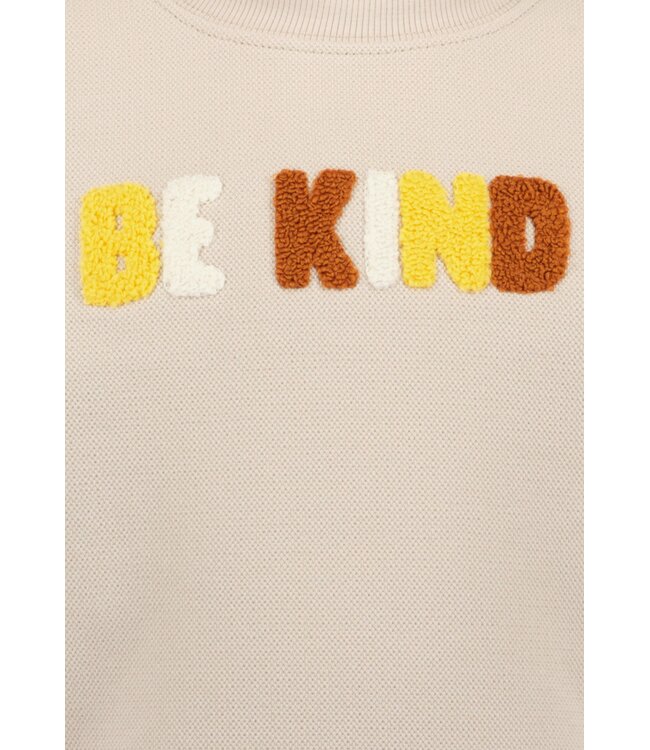 Blue Seven Trui Be Kind beige