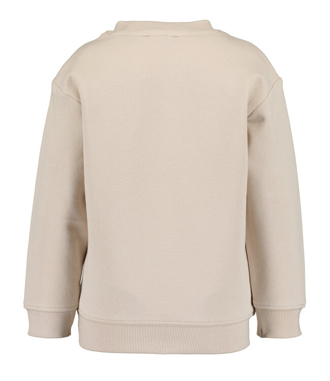 Blue Seven Trui Be Kind beige