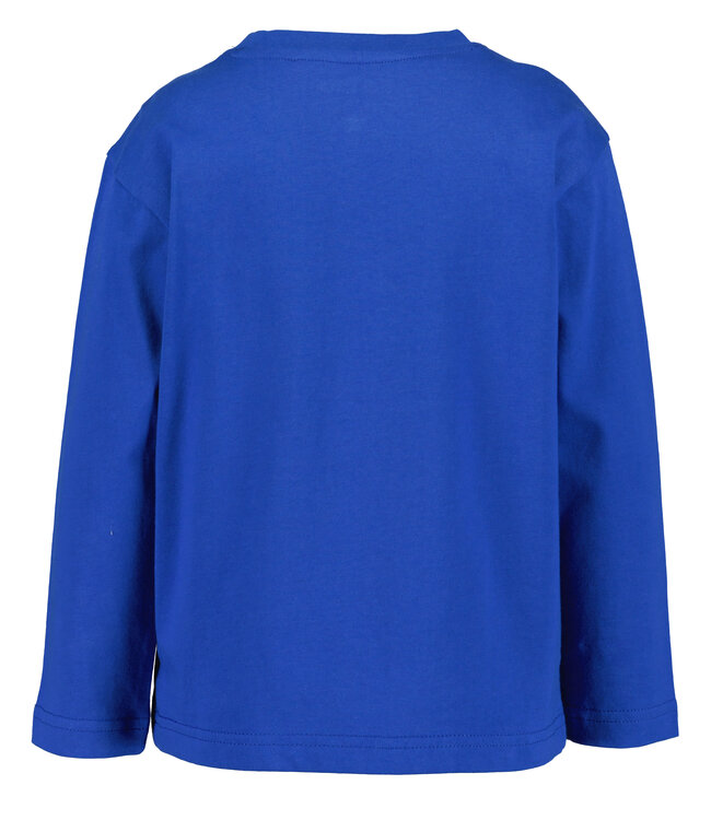 Blue Seven Longsleeve kobalt blauw monster bril
