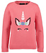 Blue Seven Roze trui gebreid unicorn