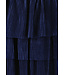 Blue Seven Plisé laagjes rok Donkerblauw