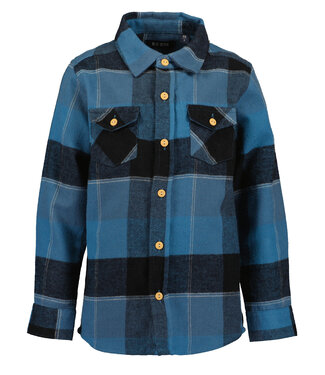 Blue Seven Hemd karro donkerblauw -lichtblauw