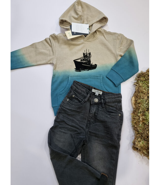 Blue Seven Hoodie dye boot