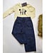 Blue Seven Soepele wide leg donkerblauw