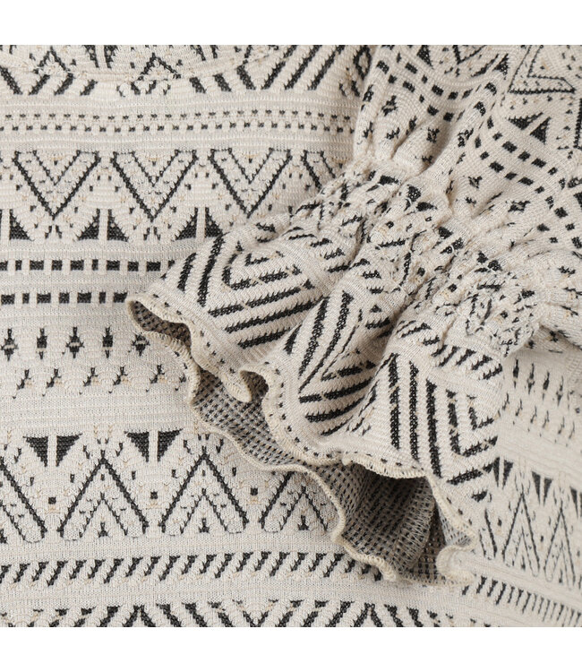 Koko Noko Jurk zwart wit Indi