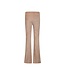 No Way Monday Velours broek bootcut taupe NWM
