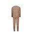 Charlie Choe Pyjama velours bruin hond unisex