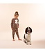 Charlie Choe Pyjama velours bruin hond unisex