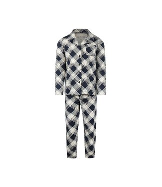 Charlie Choe Pyjama katoen karro blauw
