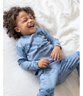 Feetje Premium Pyjama Willy Walrus blauw