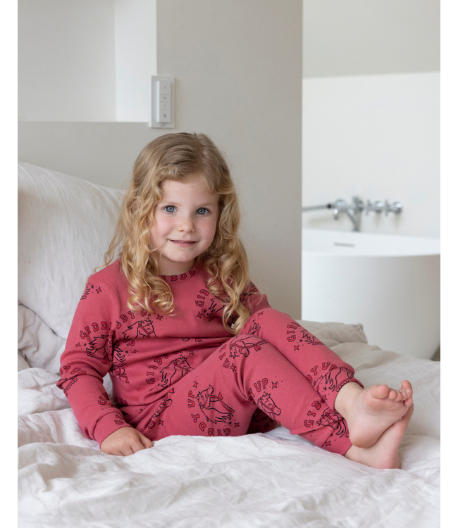 Feetje Premium Pyjama Howdy Holly Berry