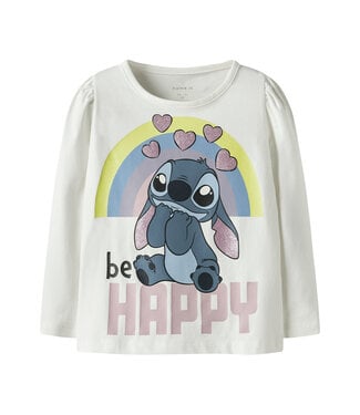 name it Longsleeve Stitch Happy ecru