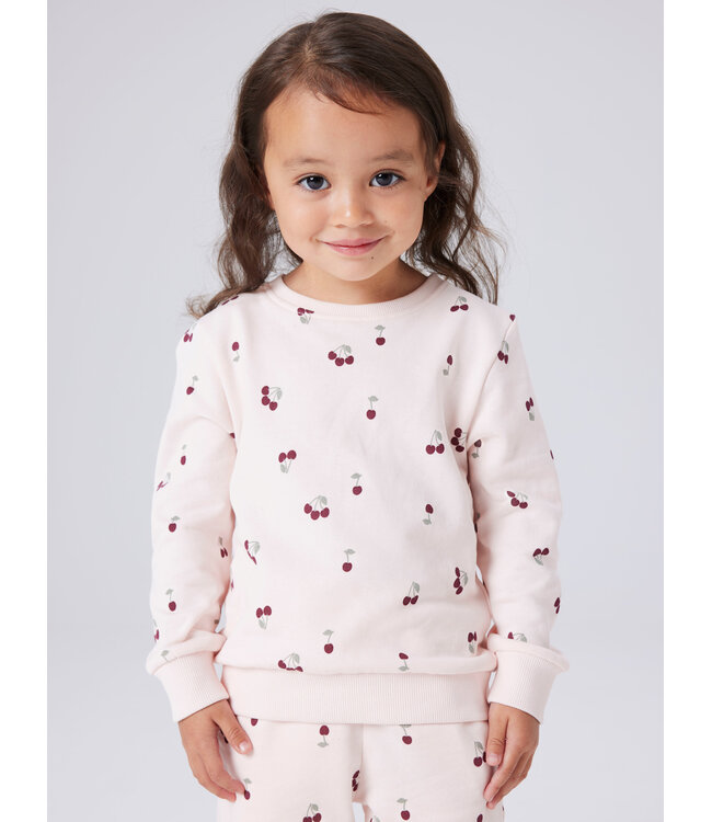 name it Jog Sweater roze kers