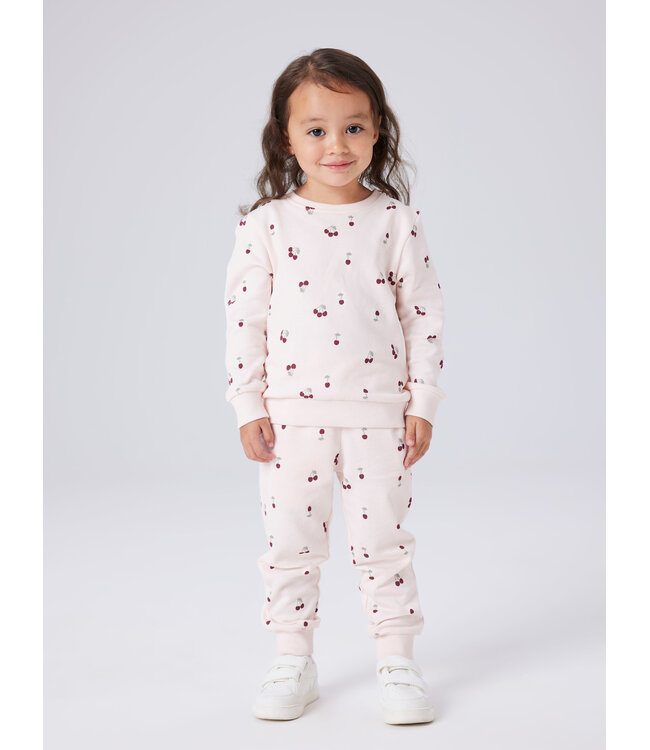 name it Jog Sweater roze kers