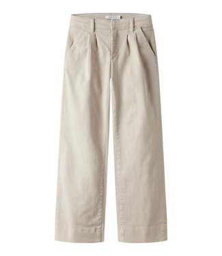 Rose pants wide leg beige