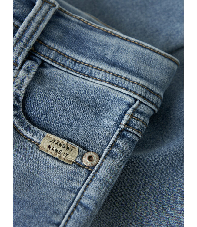 name it Silas Soft jeans Medium blue slim fit