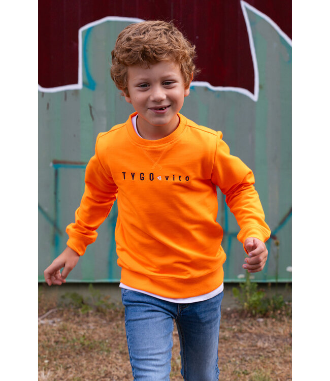 Tygo & Vito Sweater Embro orange
