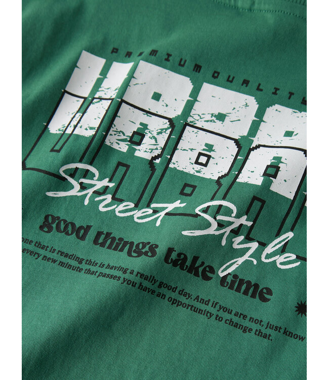 name it T-Shirt Benno groen urban style