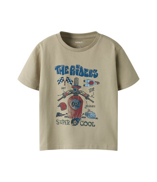 name it T-Shirt khaki The Riders