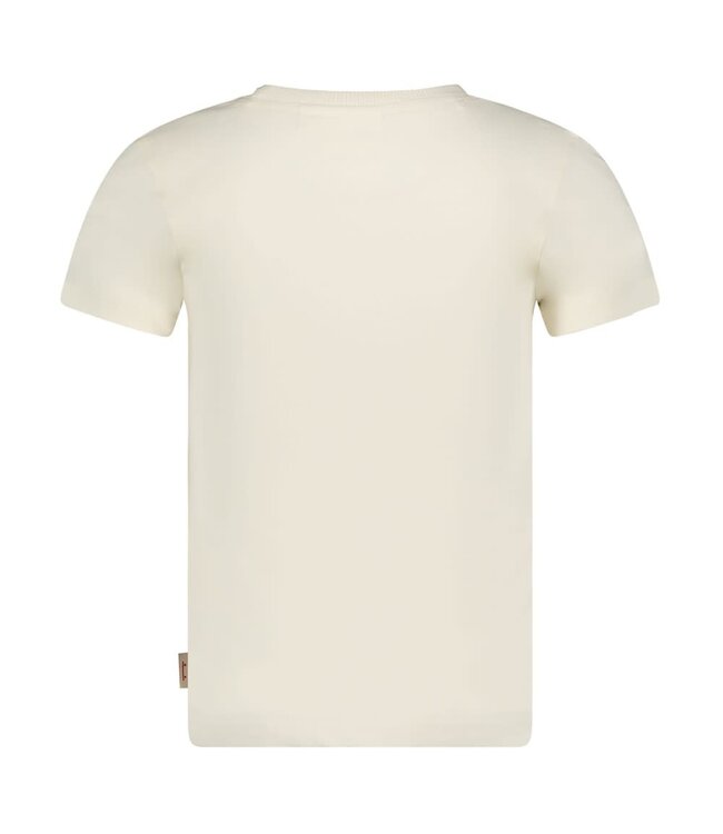 Sturdy T-Shirt Run The Day Lucky Number offwhite