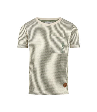 Koko Noko T-Shirt Olive gestreept Cesar