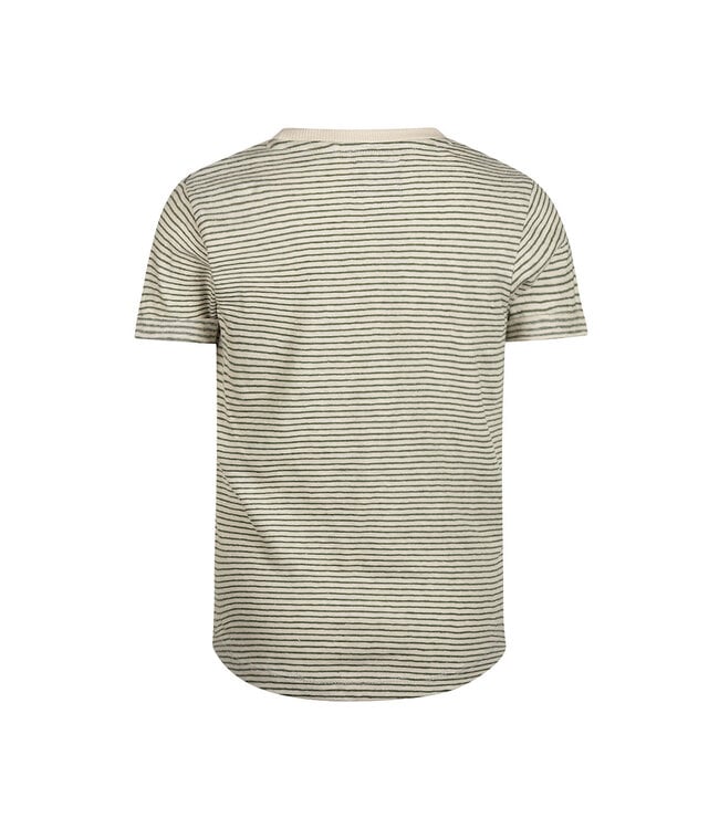 Koko Noko T-Shirt Olive gestreept Cesar