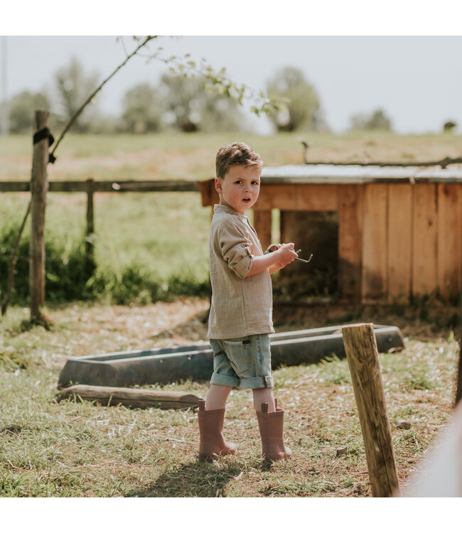 Koko Noko Jeans Short Loose fit grijs