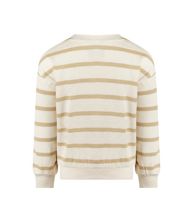 Koko Noko Trui Gestreept beige Liam
