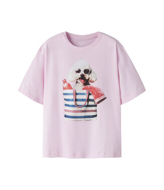 name it T-Shirt roze Beach Poodle