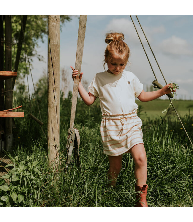 Koko Noko Jurk Ecru -Sand Hanne