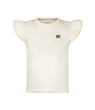 Koko Noko T-Shirt ecru frilled schouders