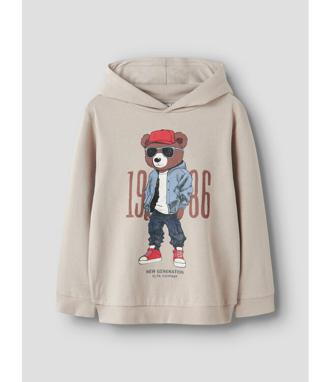 name it Hoodie Dobs beige Bear