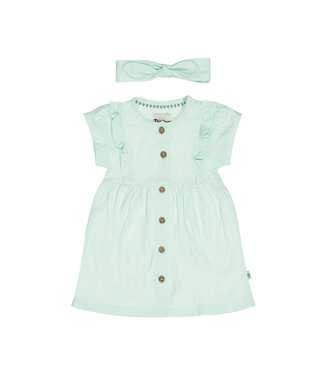 Dirkje Jurk met haarband Mint