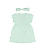 Dirkje Jurk met haarband Mint