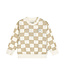 Dirkje Sweater beige chess
