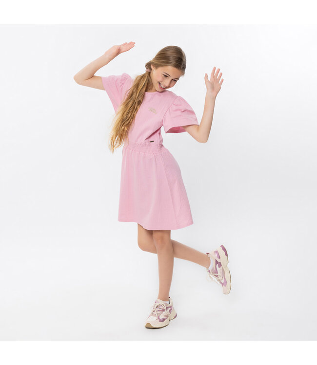 No Way Monday Jurk Roze Nelle