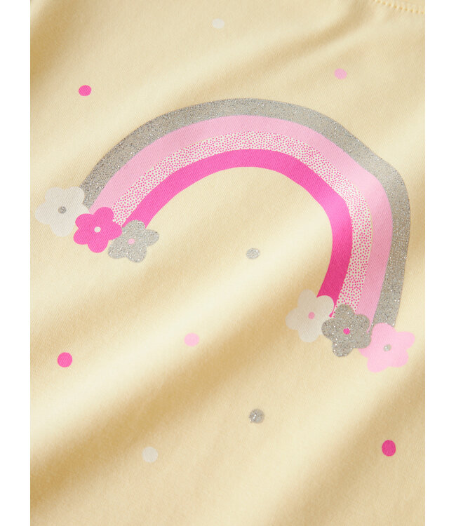 name it T-Shirt Geel Regenboog