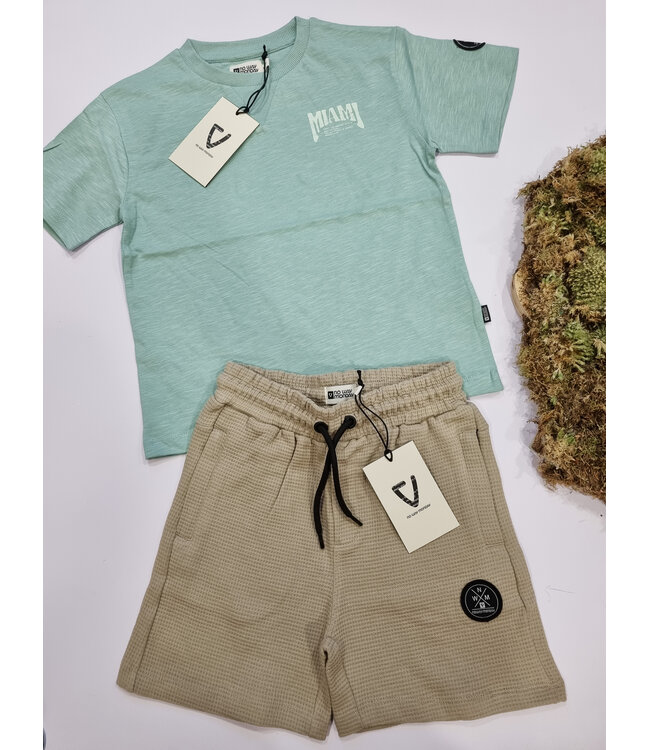 No Way Monday Short Wafel Dark Sand