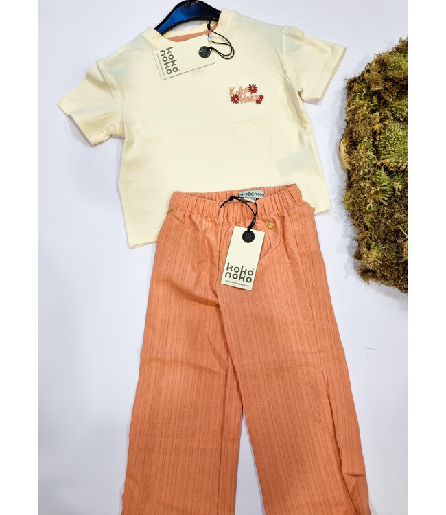 Koko Noko Wide leg trouser blushed terra