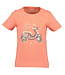 Blue Seven T-Shirt Orange Cute summer vespa